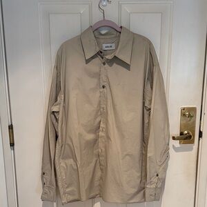 Agolde Khaki Long Sleeve Shirts